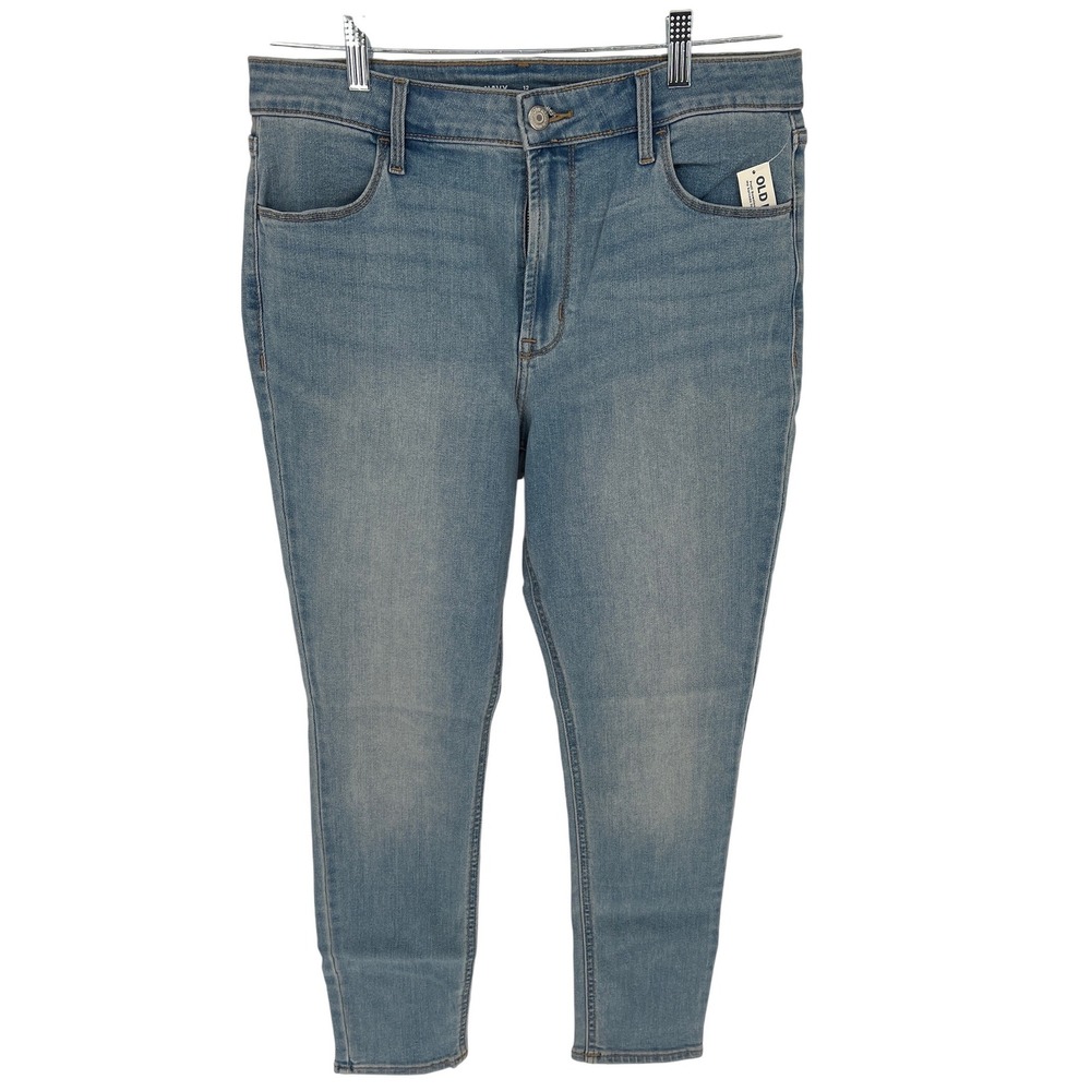 Old Navy High Rise Super Skinny Stretch Jeans Women's 12 NWT‎ - Picture 2 of 8